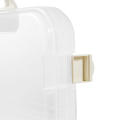 With Lock File Box Secure Closure Portable Transparent Document Storage Box A4 Folder Case for Office Supplies Document Protection Student Use Business Travel Archive Storage. 