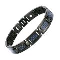 EBUTY Men's Bracelets Magnetic Chain Link Bracelet Luxury Fashion Health Care Jewelry With Hook Buckle Clasp Therapy Bangles. 