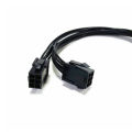 Dual PCIe 6 Pin Female to Mini 12 Pin-1 * Dual 6pin to mini 12pin cable-Black. 
