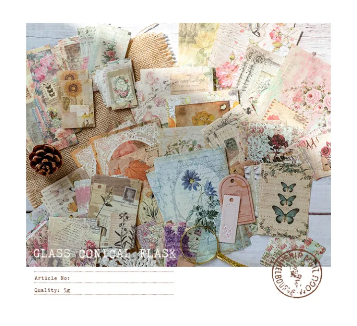 Momo%20Memory%20Post%20Office%20Series%20Material%20Pack%20Retro%20Receipt%20Plant%20Butterfly%20Text%20Label%20Notebook%20Collage%20Decoration%20-%20Image%207