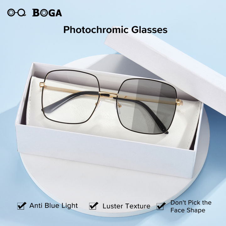 OQ%20BOGA%204%20Colors%20Unisex%20Proof%20Blue%20Light%20Radiation%20Computer%20Glasses%20Men%20Women%20Photochromic%20Anti%20UV%20Metal%20Square%20Frame%20Sunglasses%20-%20Image%202