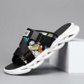 Summer Slippers Men Home Indoor Slides for Men's Shoes Comfort Flat Sole Non-slip Flip-flops Trend Beach Shoes Sport Slippers.