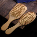 Bamboo Combs Massage Hair Brush Anti-Static Tangles Curly Hair Reduce Women Hair Loss Improve Scalp Health Styling Tools.