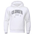 U.S.A California West Coast Letter Print Male Hoodie Loose Oversized Hooded Fashion Breathable Sweatshirts Hip Hop Street Coats Superman.