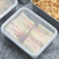 Stainless Steel Fresh-Keeping Box with Lid Food Storage Box, A. 