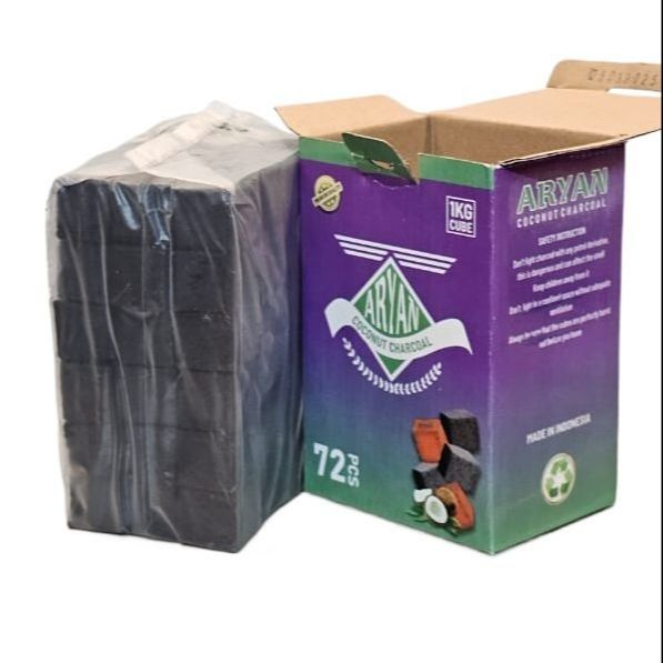 100% Coconut Charcoal - Premium Quality Natural Charcoal | Aryan Brand Indonesia