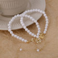 1/2Pcs Simple Adjustable Tassel Pearl Bracelet for Women Versatile Stylish Solid Color Bracelets Handicrafts Charm Jewelry. 