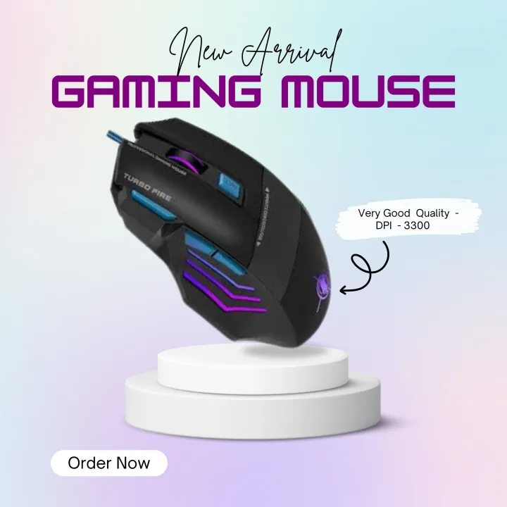 Best Quality Gaming Mouse [ Model - MS7 ] The Highest DPI -3200 | Daraz ...