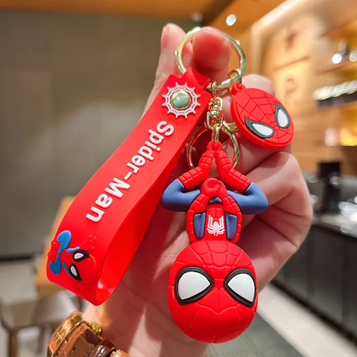 Spider%20Man%20Action%20Figure%20Spiderman%20Keychain%20Anime%20Accessories%20Spider-man%20Keyring%20Doll%20Backpack%20Pendant%20Men%20Car%20Key%20Ring%20Kid%20Toys%20-%20Image%203
