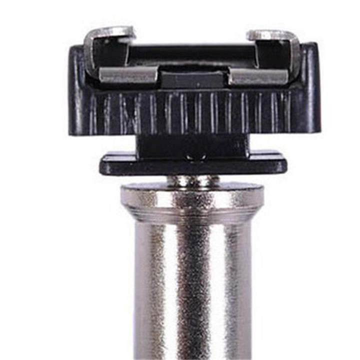 Flash%20Cold%20Shoe%20Bracket%20Mount%20Adapter%201/4"%20Screw%20for%20Studio%20Speedight%20Tripod%20-%20Image%206