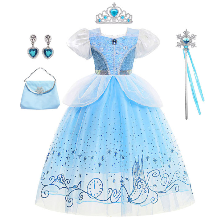 Princess%20Charm%20Cinderella%20Costume%20Girls%20Formal%20Dress%20-%20Image%203