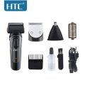 HTC AT-1088 Milti-functional rechargeable hair grooming kit hair clipper shaver nose 3 in 1 hair trimmer. 