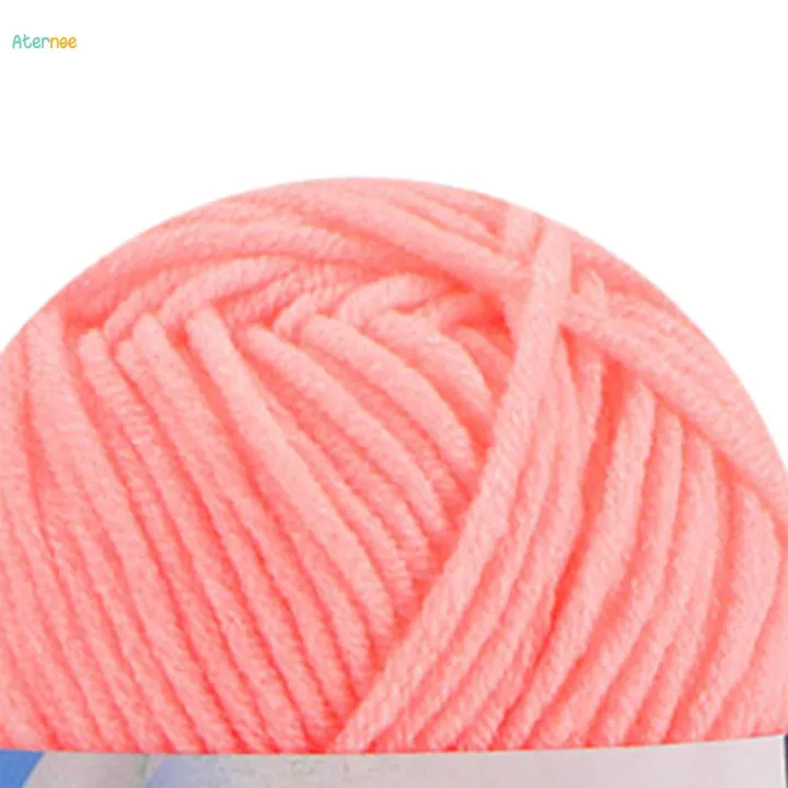 Knitted%20Yarn%20Knitting%20Yarn%2050G%20Solid%20Color%20Handcrafts%20Skeins%20Wool%20Yarn%20Crochet%20Yarn%20for%20Beginners%20-%20Image%204