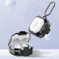 Transparent Shockproof Switch Case For Samsung Galaxy Buds Live/Pro/FE Protective Cover For Galaxy Buds2 Pro Case With Keychain.