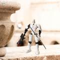 Multi Jointed Movable Robot Desktop Decoration Hand Painted Figure Action Figure for. 