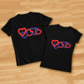 Couple T Shirts for Boyfriend and Girlfriend Love Short Sleeve Sweet Tee Shirt Femme 2021 Valentine's Day Tops Women Clothes.