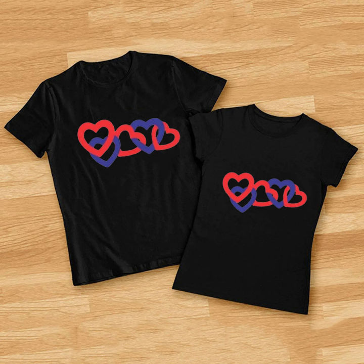 Couple%20T%20Shirts%20for%20Boyfriend%20and%20Girlfriend%20Love%20Short%20Sleeve%20Sweet%20Tee%20Shirt%20Femme%202021%20Valentine's%20Day%20Tops%20Women%20Clothes%20-%20Image%203