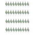 40PCS Artificial Green Cypress Tree Leaf Pine Needle Leaves Branch Christmas Wedding Home Office Hotel Decoration B. 