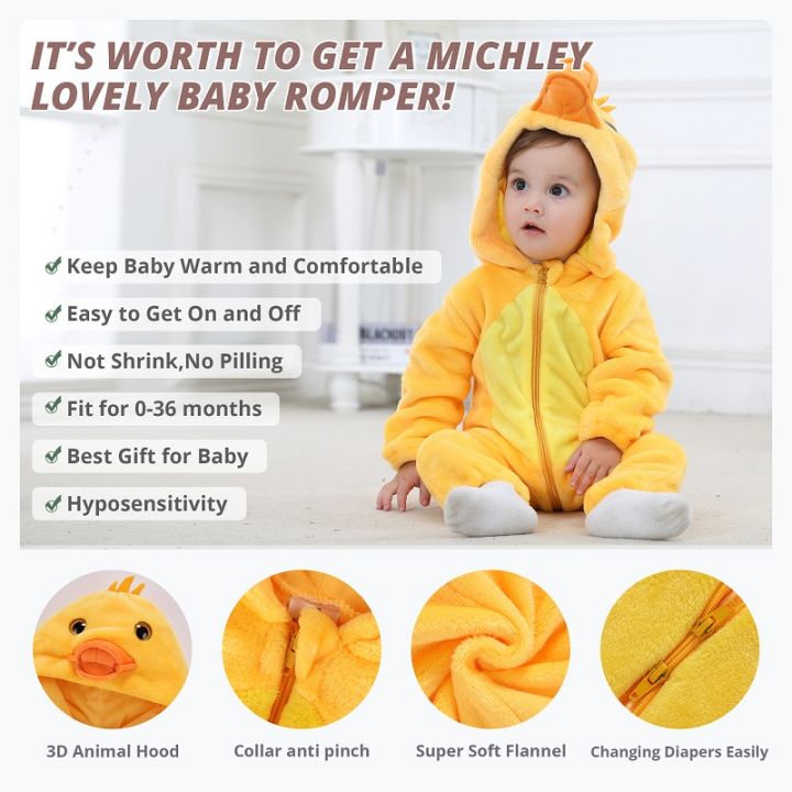 MICHLEY%20Halloween%20Costume%20Infant%20Baby%20Clothes%20Rompers%20Winter%20Flannel%20Hooded%20Bodysuits%20Pajamas%20Animals%20Overall%20Jumpsuit%20For%20Bebe%20-%20Image%205