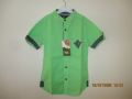 Light Green Color Boys Slab Cotton Shirt.. 