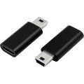 10Pcs USB C to Mini USB 2.0 Adapter Type C Female to Mini USB Male Convert Adapter for GoPro MP3 Players Dash Cam.