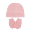Autumn Winter Newborn 2/3 Pcs Hat Gloves And Socks Set For Baby Boys Baby Girls Cotton Soft Headwear Solid Color Infant Nightcap. 