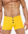 Seamless Boxer Shorts Button Design Men Summer Swimwear Slim Panties Trunks Short Home Underpants Candy Color Swimsuit. 