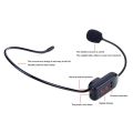 Wireless FM Headset High-Definition Digital Tube Display Frequency Multi-channel High Sensitive Microphone Head for Lectures.