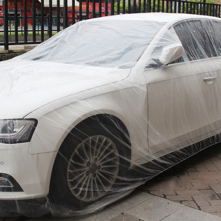 Disposable rainproof sun shading SUV invisible and transparent car electric vehicle dust cover universal
