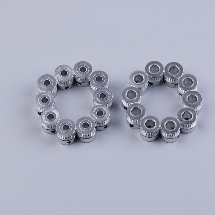 10Pcs gt2 timing pulley 20 teeth bore 5mm 8mm for gt2 synchronous belt 2gt belt