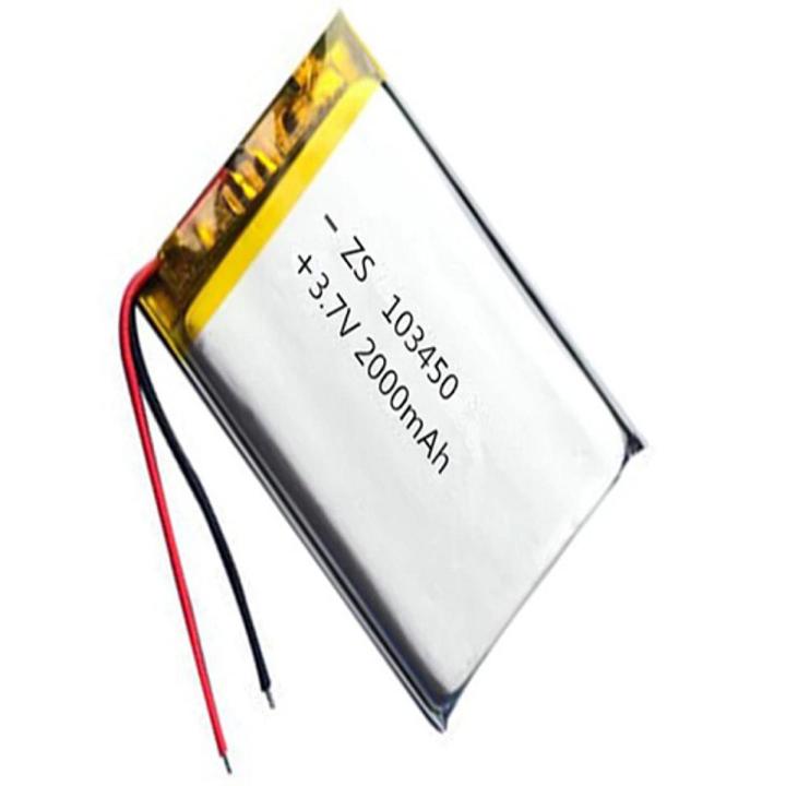 Action Camera Batteria, 3.7V 1350mAh 4.995Wh ricaricabile Batterie (2