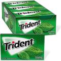 Trident Spare Mint Flavor Chewing Gum Full Box 12 Pack - 168 gm(14 stick). 