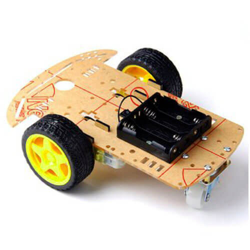 2 wheel robotic chasis for arduino robotics and stem projects