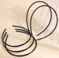 5pcs Minimalist Solid Hair band  Black. 