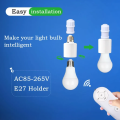 Wireless Lamp Holder with Remote Control – E27 Screw Socket. 