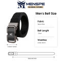 MENSPE Men Belt Outdoor Tactical Belt Quick Release Buckle Belt Nylon Waistband Youth Sports Canvas Pant Belt Simple Nice Waistband Nylon Heavy Duty Waist Strap High Strength Adjustable Training Belt. 