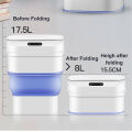 Smart Sensor Folding Trash Can Dustbin.