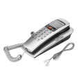 Home Landline Wall Mounted Telephone with FSK/DTMF Caller ID Desktop Corded Fixed Phone Fashion Extension Telephone for Home.