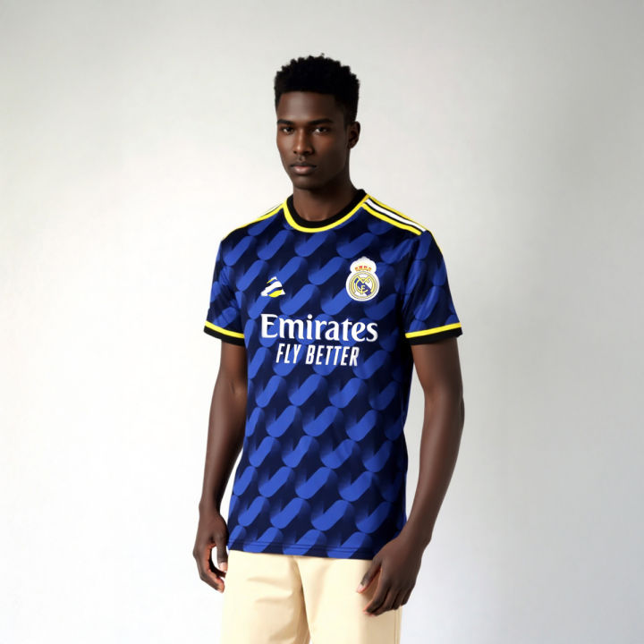Real Madrid Away 24 Half Sleeve Jersey