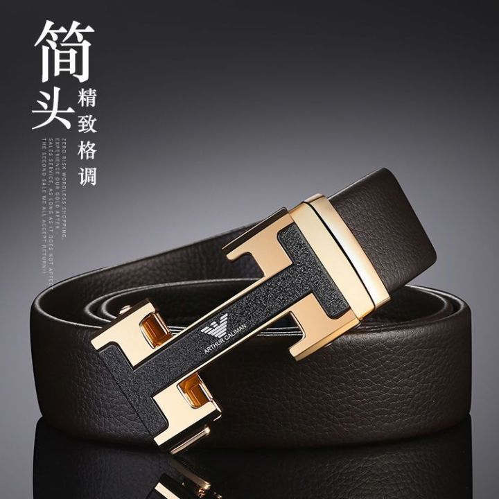 's%20Automatic%20Leather%20Buckle%20Pant%20Belt%20Youth%20All-Matching%20Pure%20CowhideHBuckle%20Men's%20Belt%20Tide%20-%20Image%207