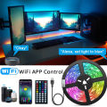 RGB LED Light Strip Smart WIFI/Voice/Bluetooth/APP/Remote Control SMD5050 30leds/m USB DC5V Bedroom Game Room Ambient Decor Lamp. 