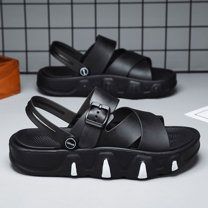 Summer%20Men's%20Clogs%20Slippers%20Beach%20Sandals%20Men%20Quick%20Dry%20River%20Sea%20Slippers%20Swimming%20Hollow%20Design%20Flats%20Casual%20Shoes%20-%20Image%203