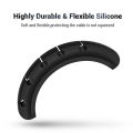 5 Clips 1pcs/Cable Holder Self Adhesive Cable Clips Cord Holder Organizer for Home and Office Desk Organization.