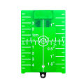 Vertical/Horizontal Laser Level Target Card Red/Green Line Beam Distance Plate Measurement Tools. 