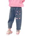 Girls Pants Spring Clothes 2024 New Kids Spring Girls Fried Street Pants Baby Girls Spring Jeans.