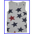 Boys Original Sleeve Less Print T-shirt. 