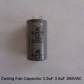 Ceiling Fan Capacitor 2.5uF 3.5uF 350VAC Capacitor Industrial Electric Fan Capacitor 50Hz 60Hz Electrical Circuitry & Parts.
