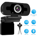 Webcam Full HD 1080P Webcam For Online Office, Class, Video Conference 5MP Computer PC Laptop Camera.