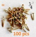 100 Pis 3/4 Inch Screws MS star.