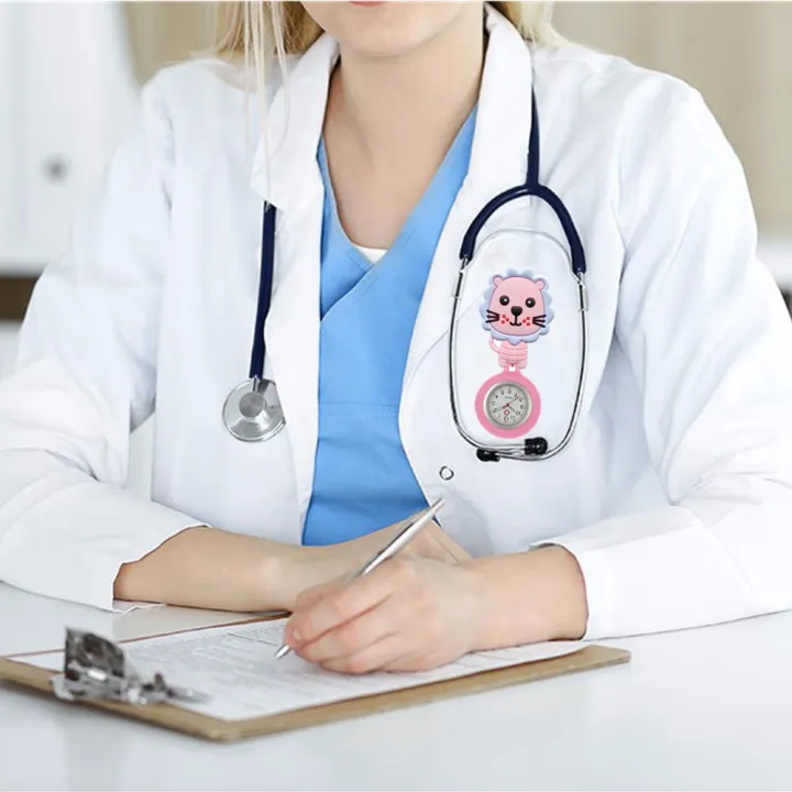 Unisex%20Nurse%20Doctor%20Hospital%20Medical%20Cartoon%20Cute%20Animals%20Retractable%20Clip%20FOB%20Pocket%20Watches%20Hang%20Brooch%20Badge%20Reel%20Clock%20Gifts%20-%20Image%203